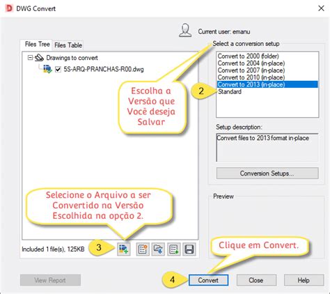 converter dwg versão anterior online.